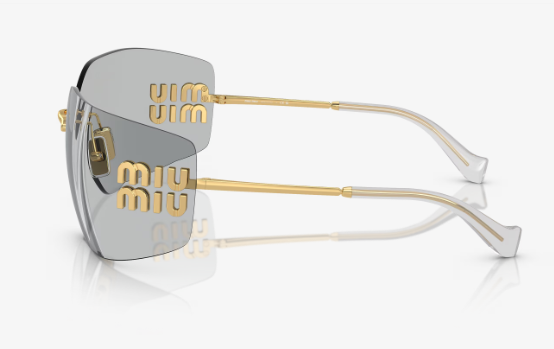 Fashionable rimless sunglasses