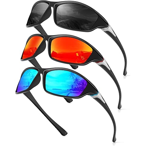Men’s Polarized Sports Sunglasses – UV400 for Cycling/Fishing/Driving