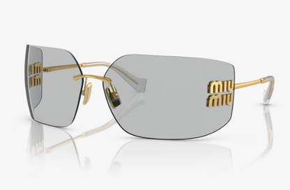 Fashionable rimless sunglasses