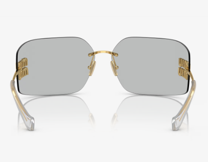 Fashionable rimless sunglasses