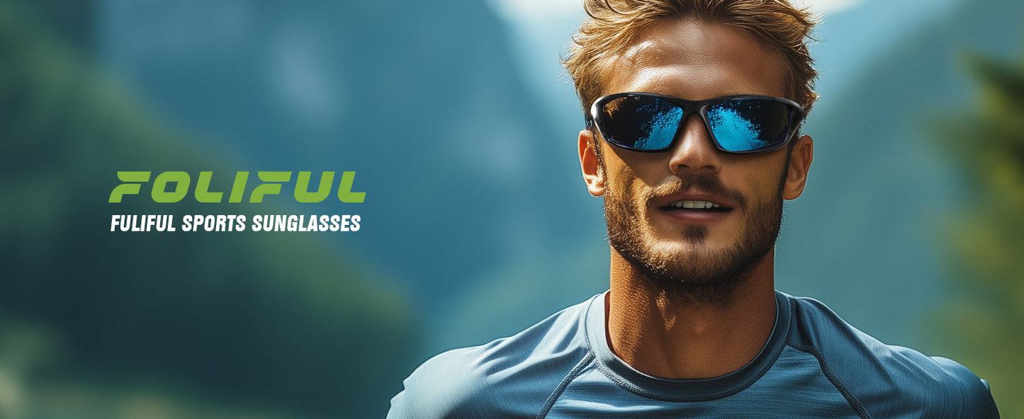 Men’s Polarized Sports Sunglasses – UV400 for Cycling/Fishing/Driving